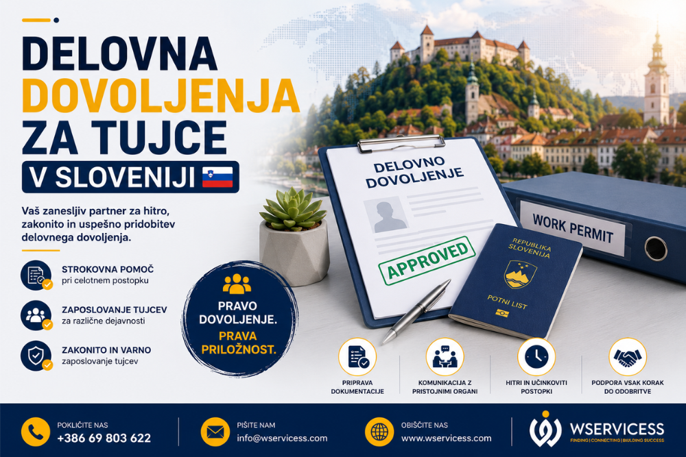 Delovna Dovoljenja za Tujce v Sloveniji