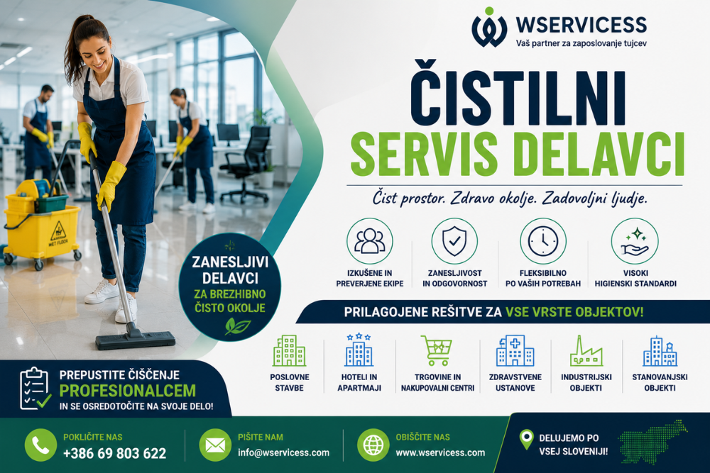Čistilni Servis Delavci v Sloveniji